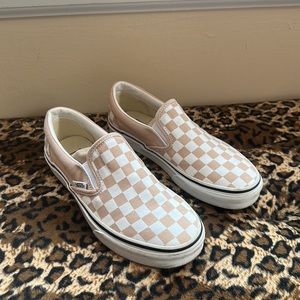 CLASSIC SLIP ON VANS - TAN 🐚